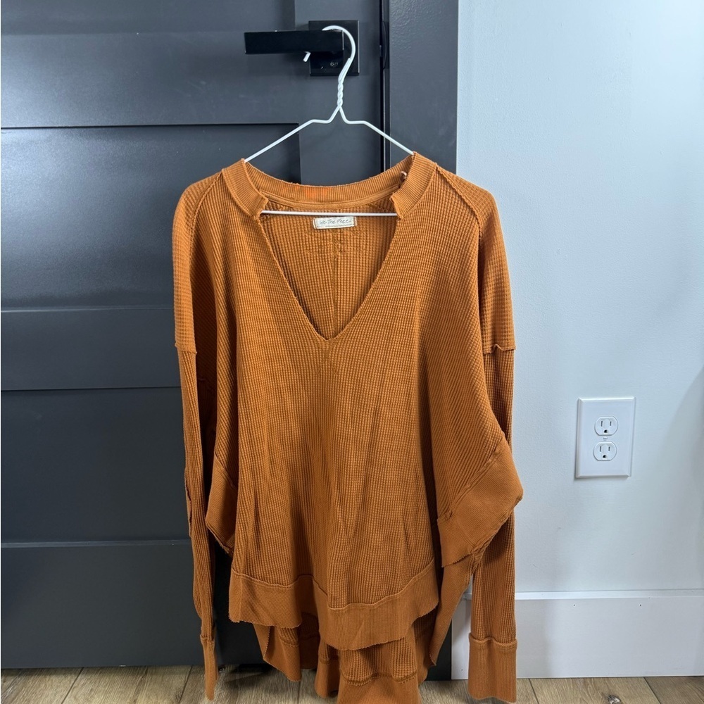 We the Free Free People Owen Thermal Women's Small - Picture 4 of 14